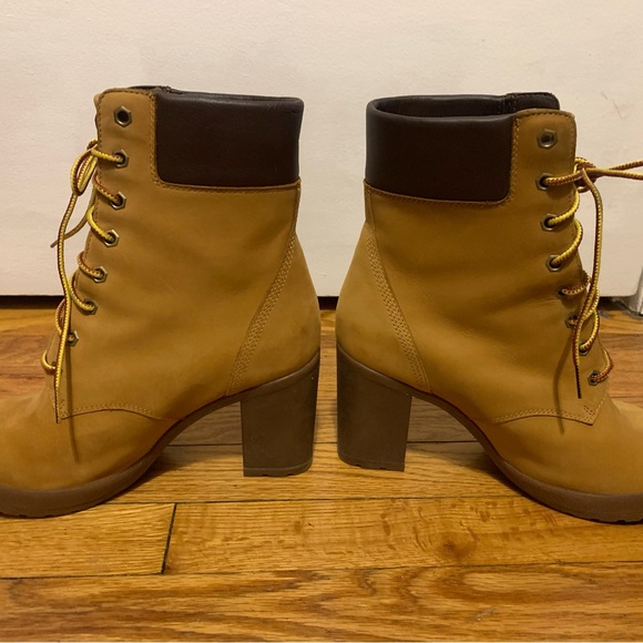 UEC - Timberland Glancy Nubuck Ortholite - Chunky Heeled Boots - Size: 9.5 - Picture 9 of 16